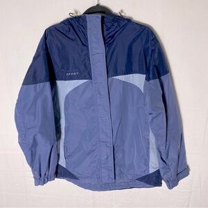 Columbia Blue Soft Shell Windbreaker Light Jacket Outerwear Activewear Jacket M